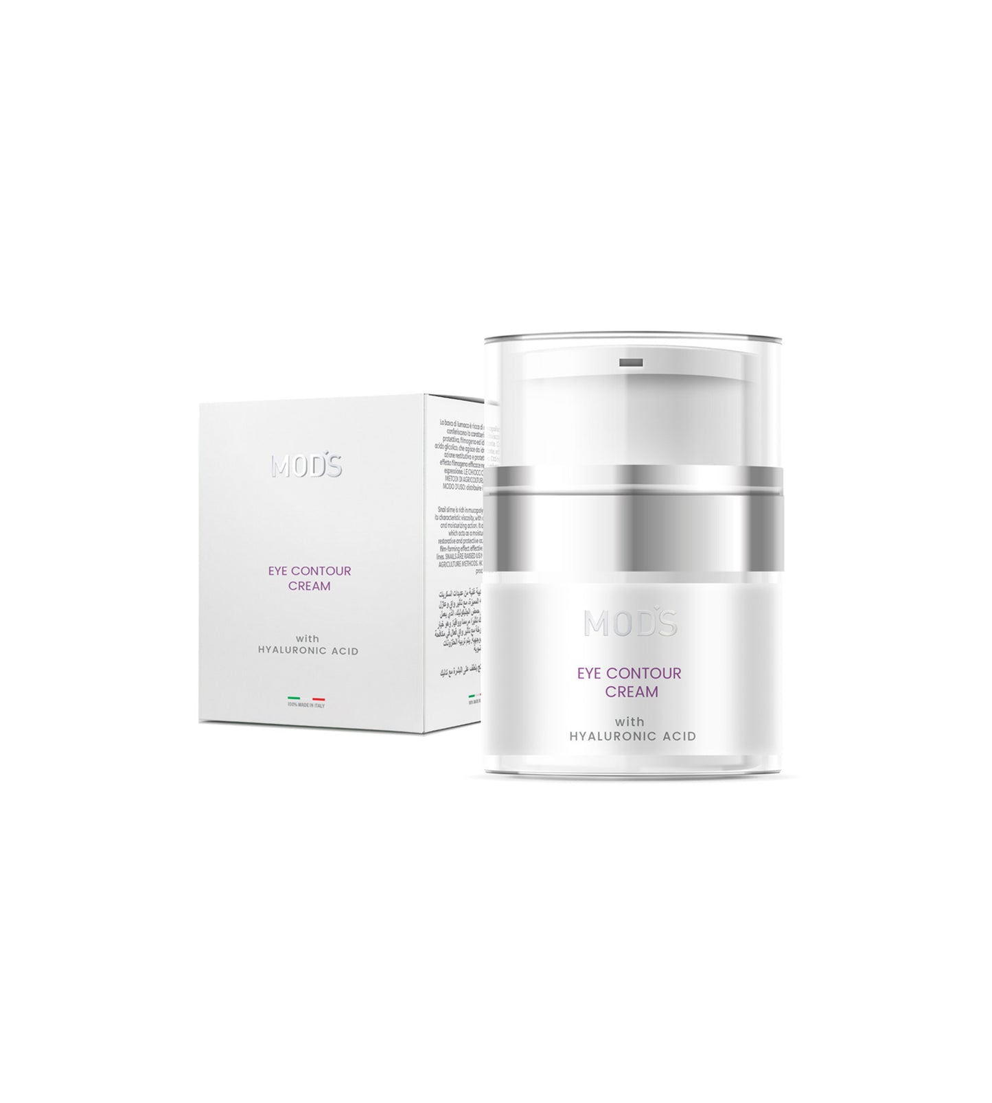 Eye Contour Cream - Hypoallergenic Eye Contour Cream with Hyaluronic Acid